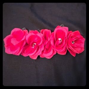 Day of the Dead Rose Headband